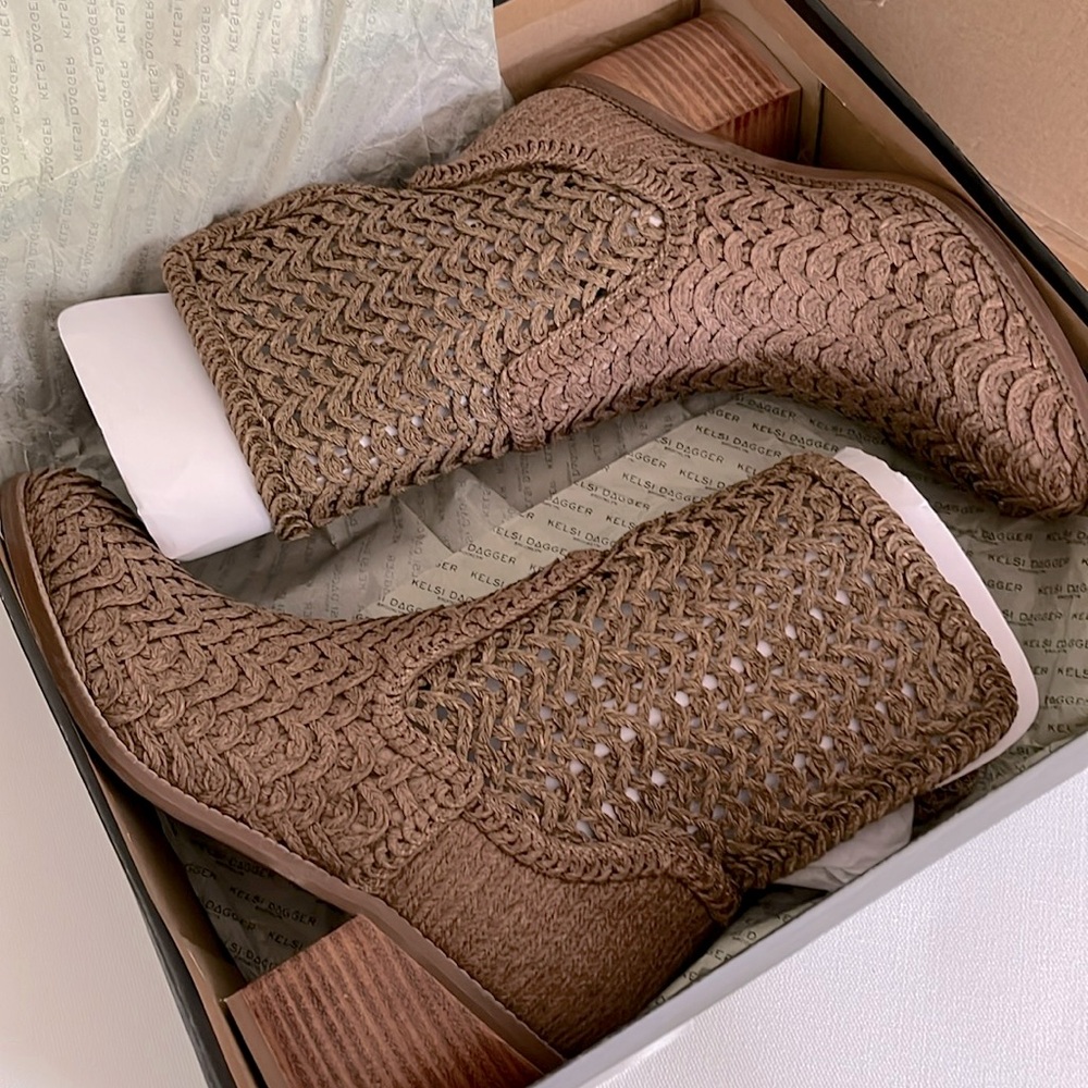 KELSI DAGGER BROOKLYN EMERY WOVEN BOOTS - Picture 9 of 10